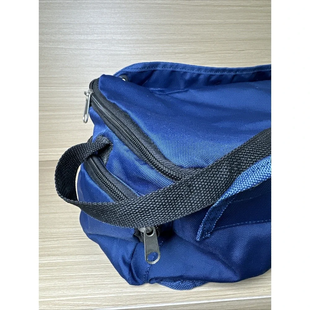 TOMMY BAHAMA Expandable Lunch Cooler Shoulder Bag Blue Fish Relax
